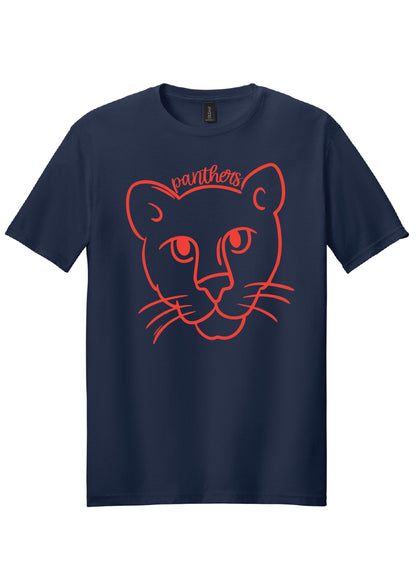Panthers Doodle Mascot Tee