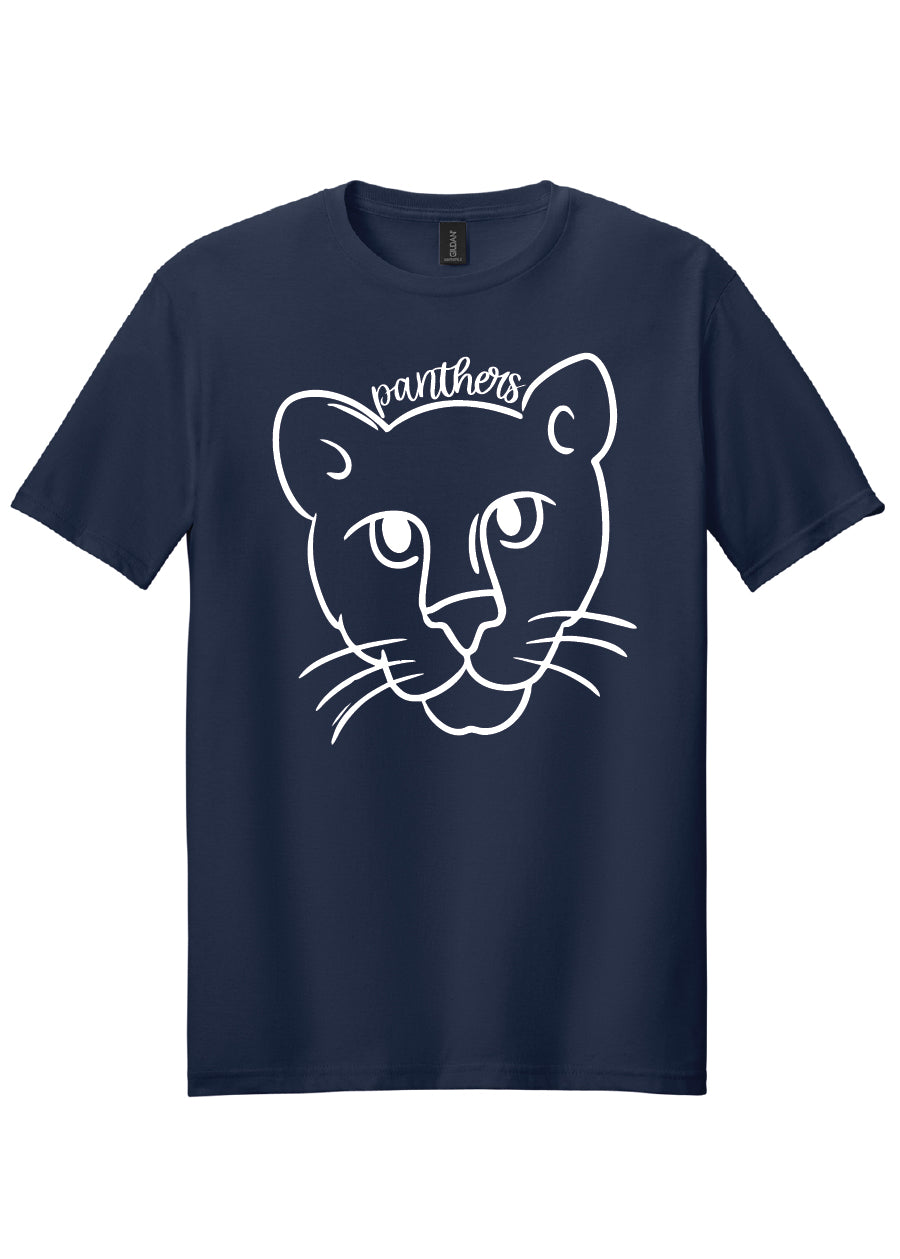 Panthers Doodle Mascot Tee