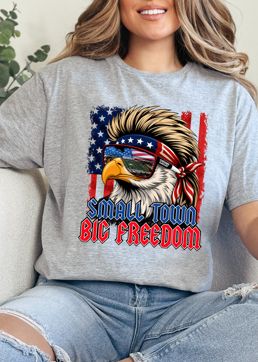 Chesnee Small Town Big Freedom Tee