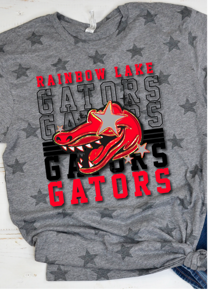 Stacked Team Mascot Star Graphic Tee