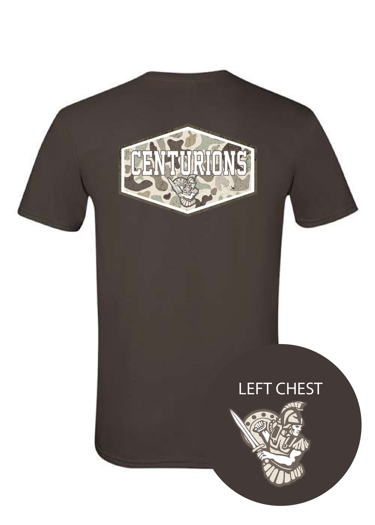 Camo Badge Centurions Graphic Tee