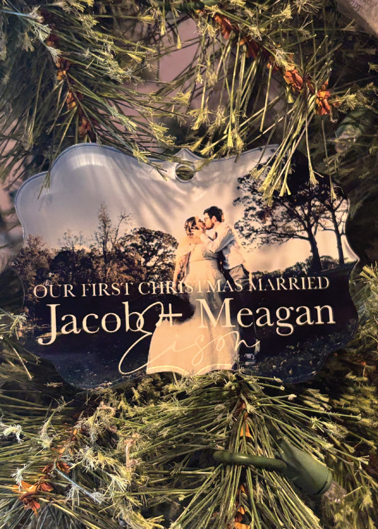 First Christmas Married Ornament