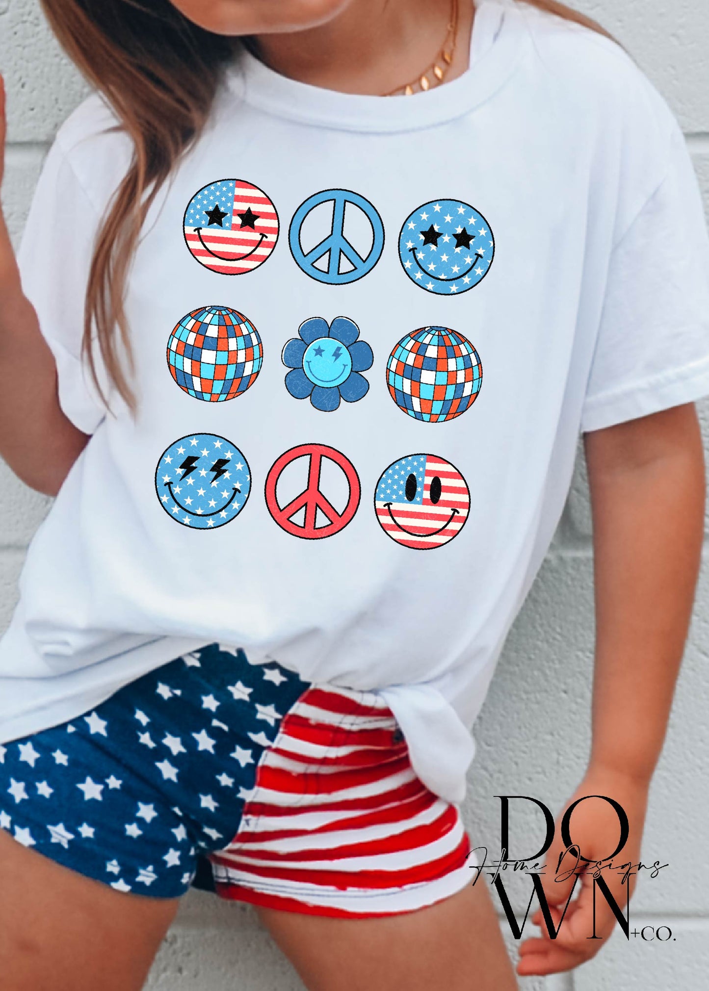 Peace. Smile. Retro Vibes Tee