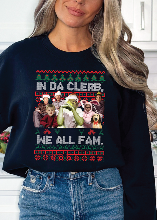 In the Clerb Christmas Friends Crewneck