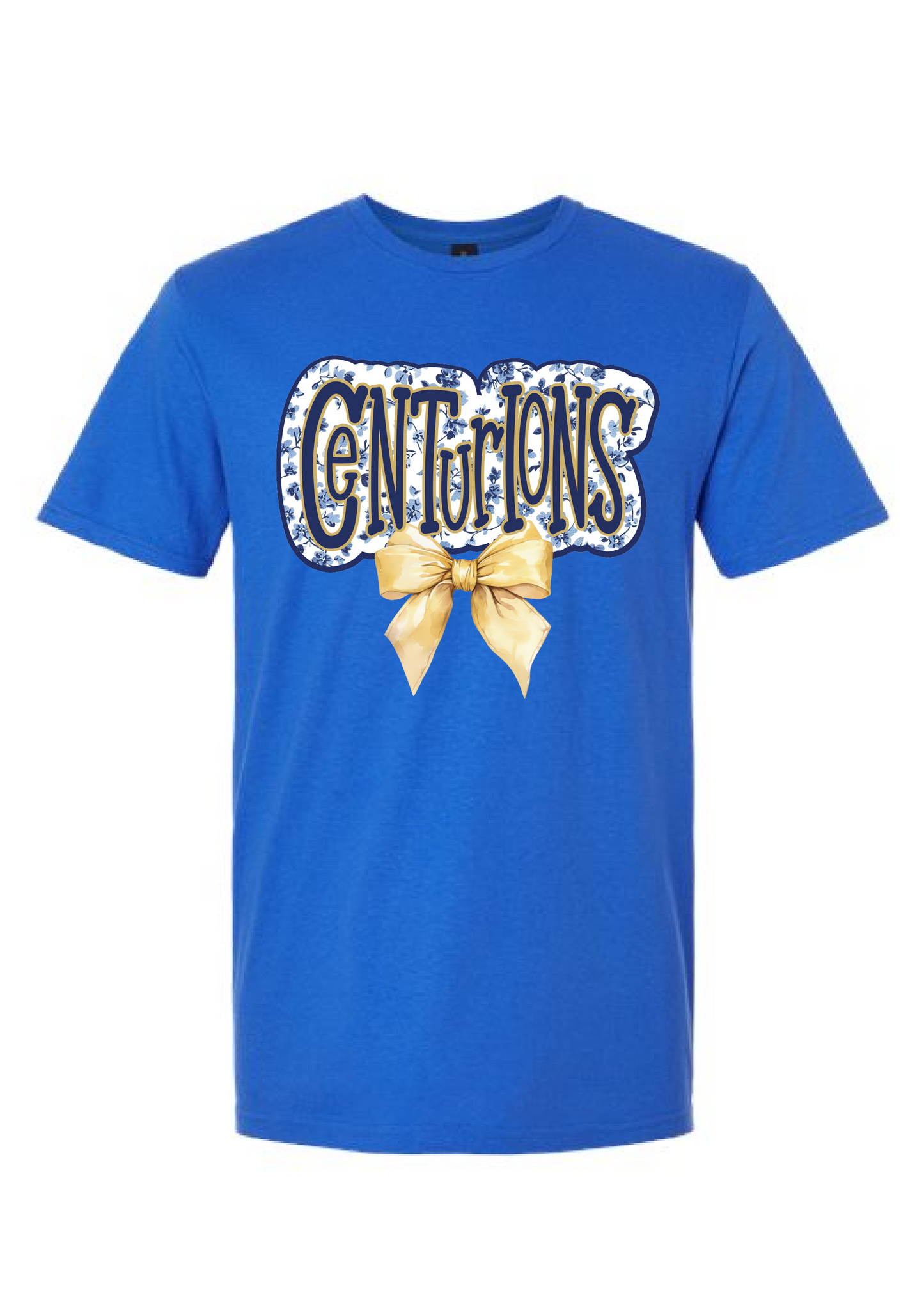 Blue Toile Graphic Tee