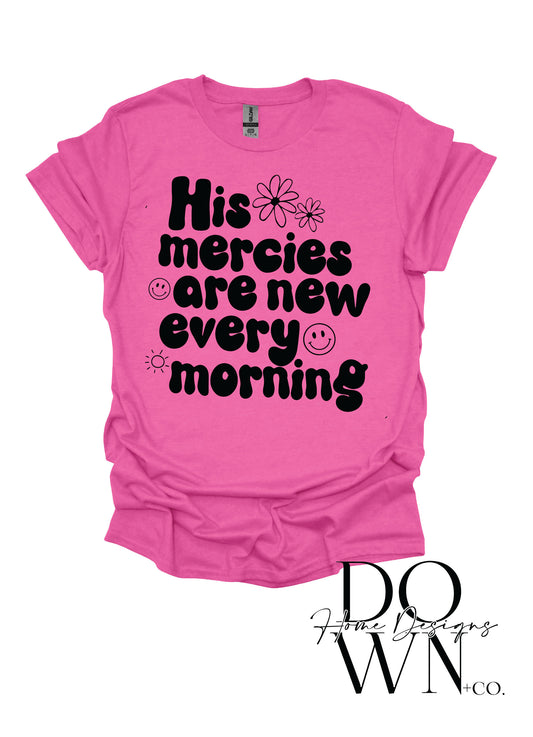 Retro His Mercies Tee