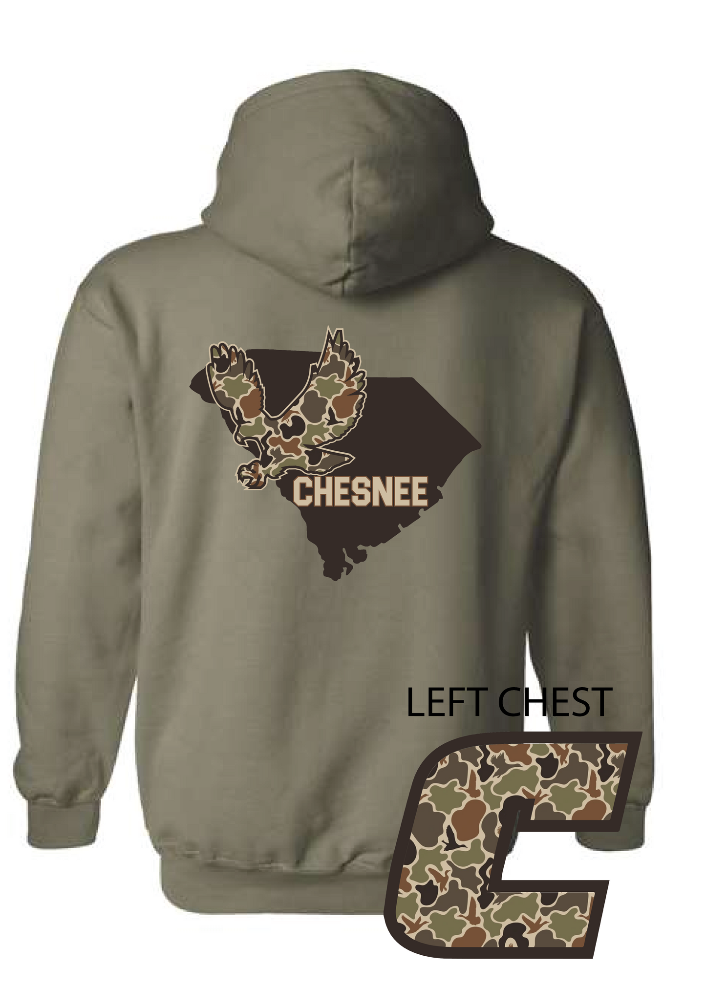 SC Eagles Duck Camo Hoodie