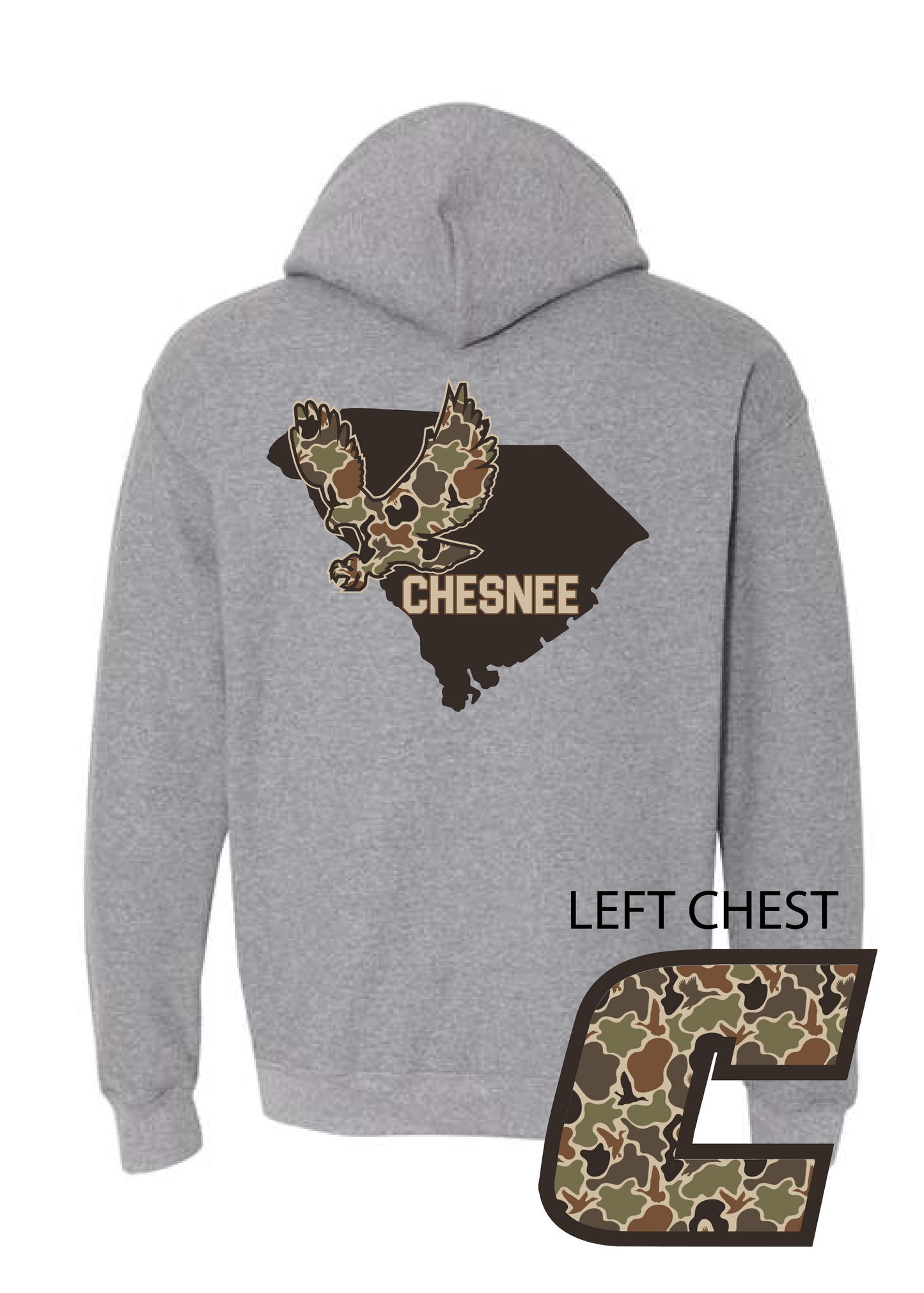 SC Eagles Duck Camo Hoodie