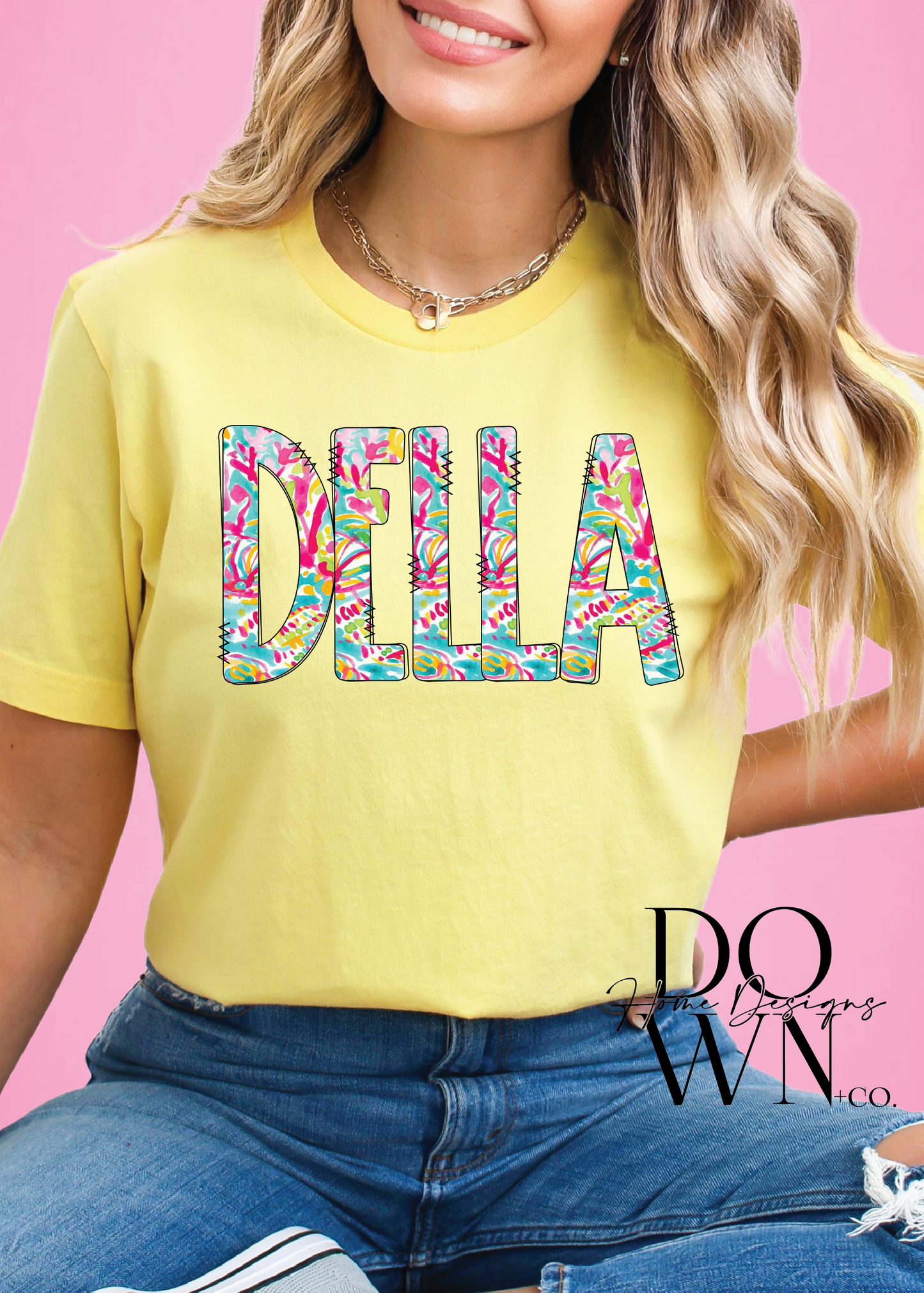 Preppy Doodle Name Tee