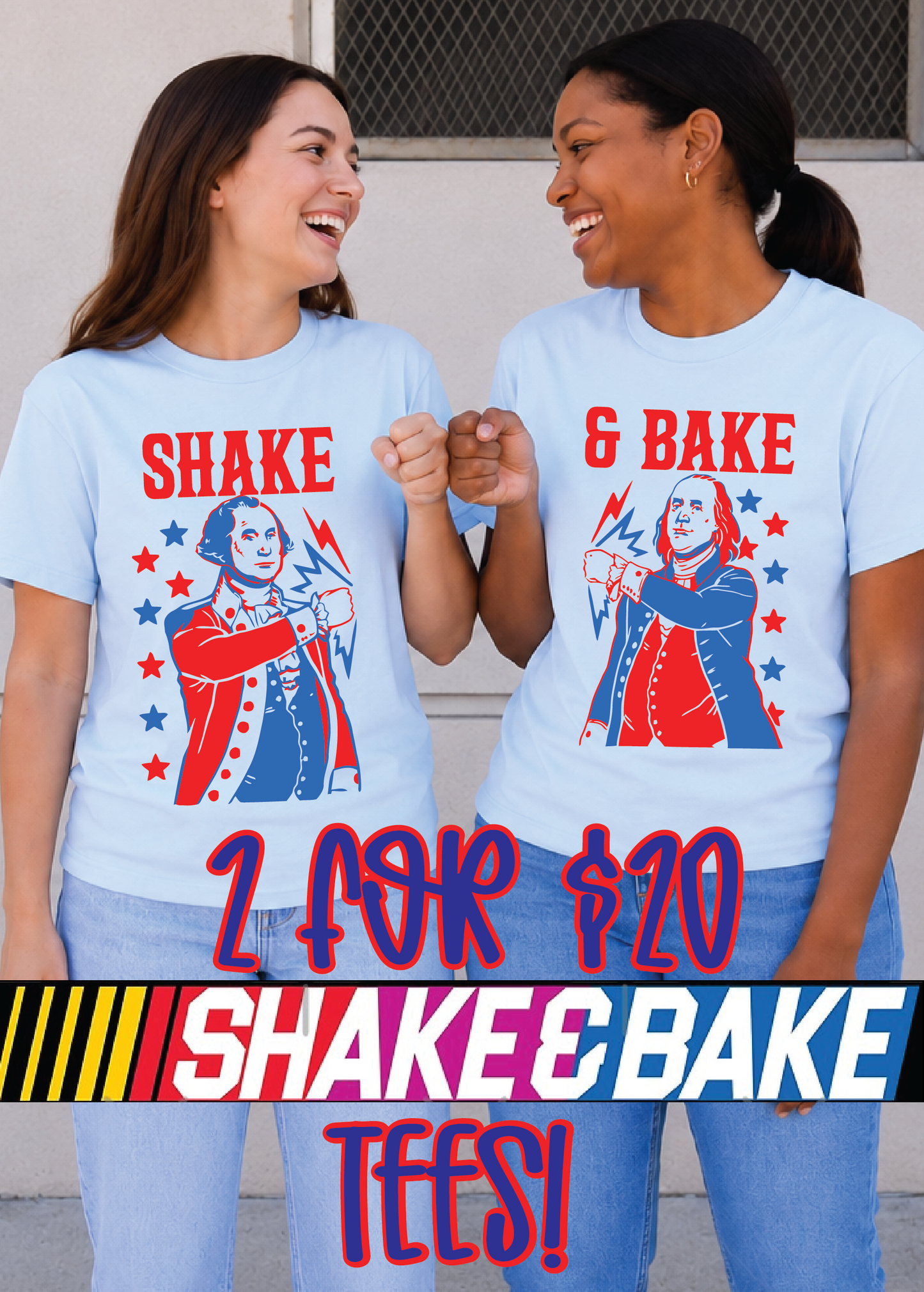 SHAKE + BAKE GRAPHIC TEES