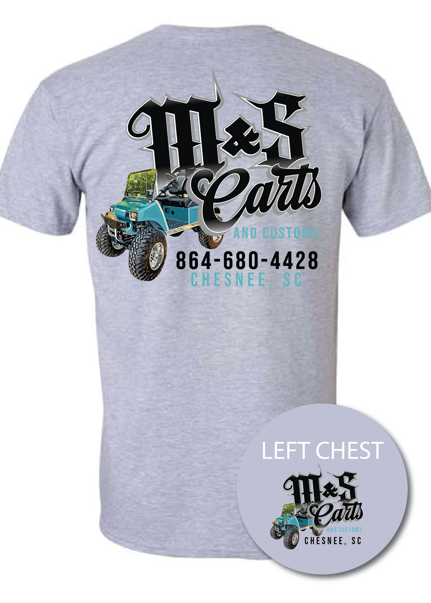 M&S Custom Cart Graphic Tee