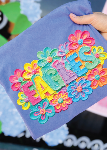 Watercolor Spring Floral Name Tees