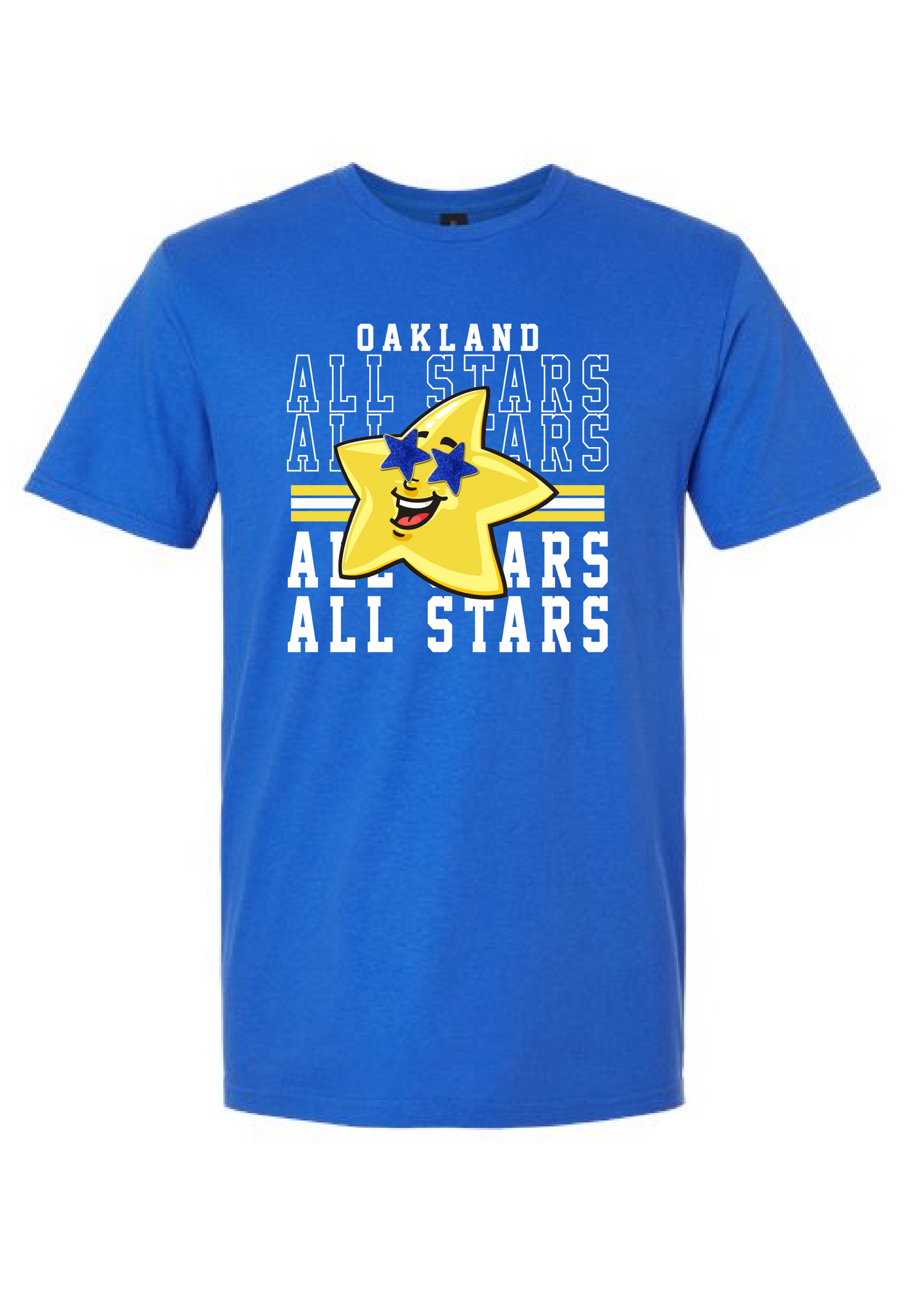 Oakland Allstars Stacked Star Tee