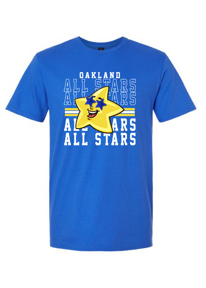Oakland Allstars Stacked Star Tee
