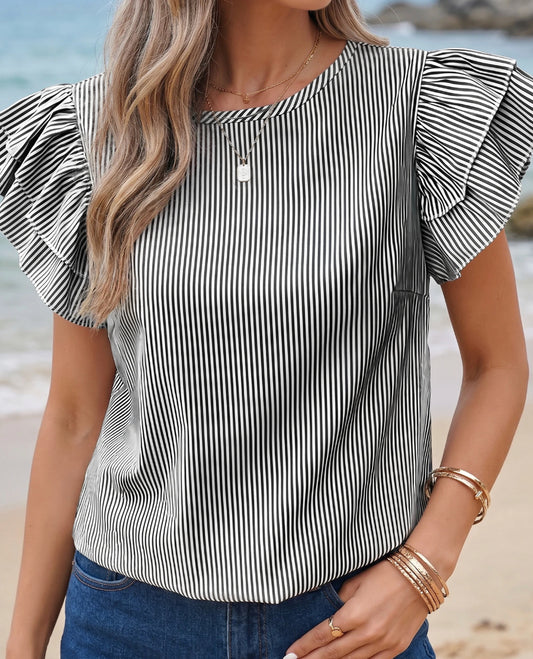Pinstripe Perfection Top