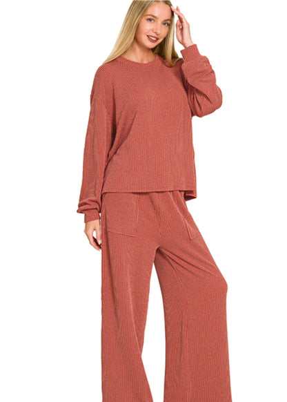 Living Easy Ribbed Set