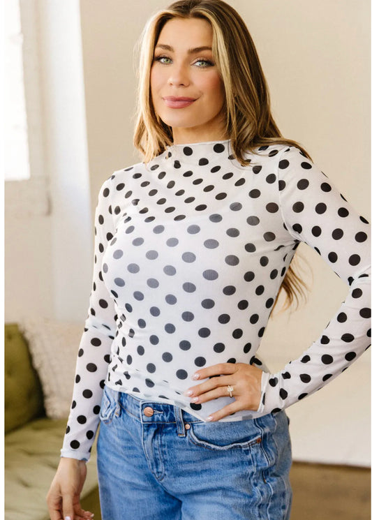 Spot On Mesh Top
