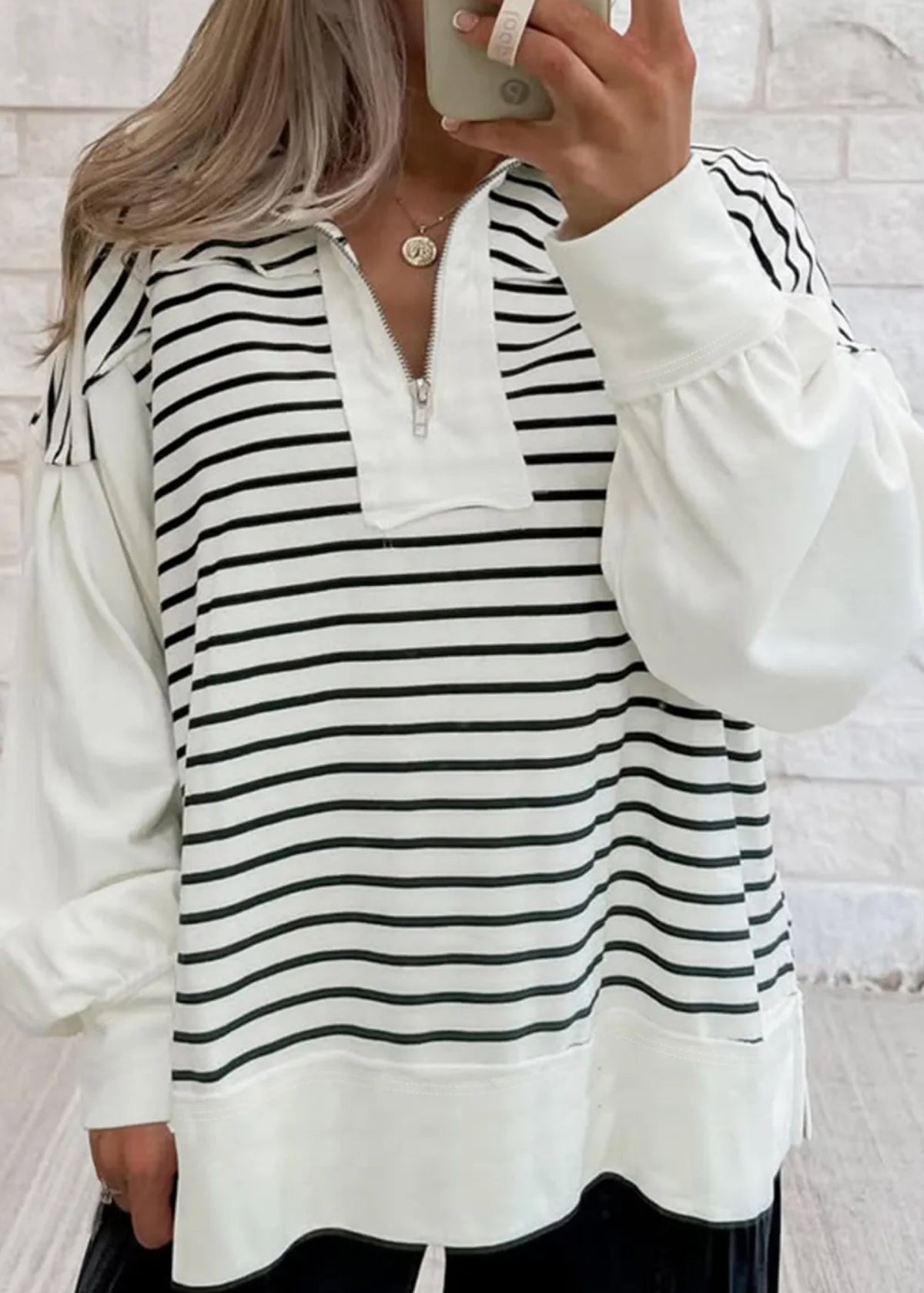 In Line Striped Pullover