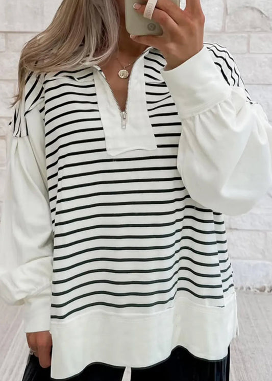 In Line Striped Pullover