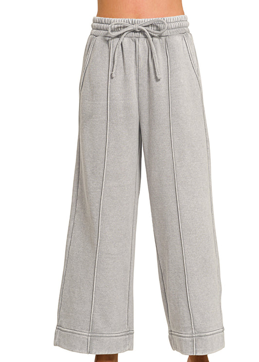 Casual Crush Wide Leg Crop Pants
