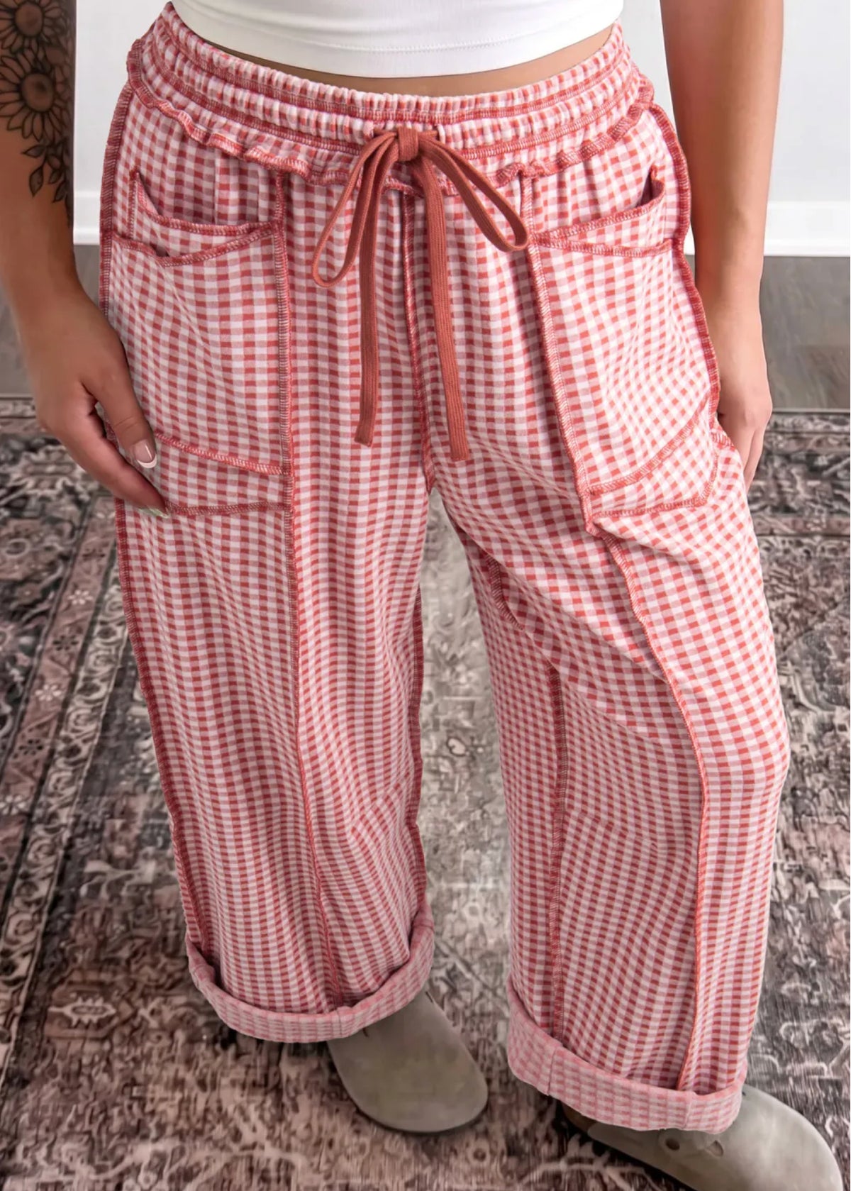 Sweet Southern Gingham Pants