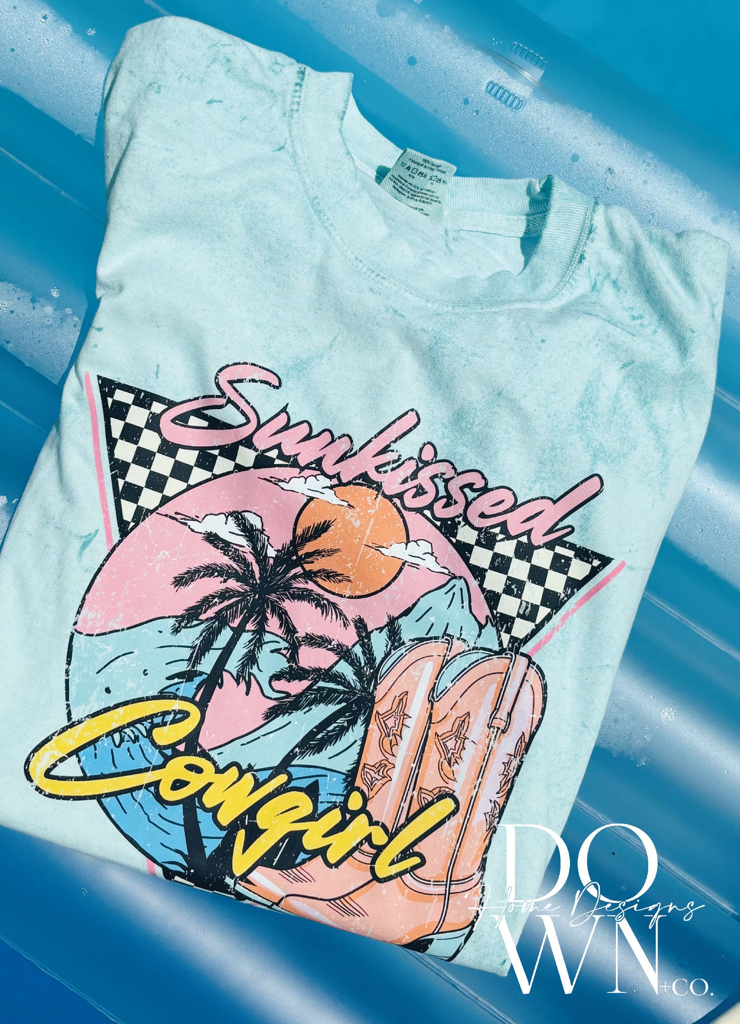 Sunkissed Cowgirl Colorblast Tee