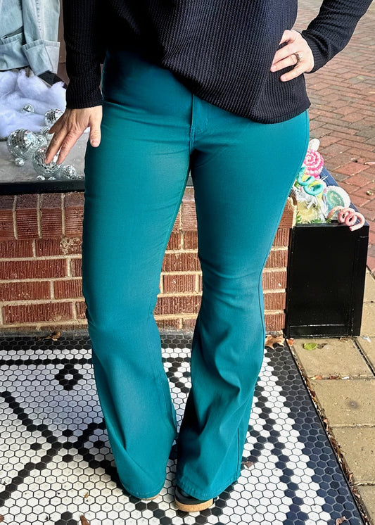 True Teal Disco Flares