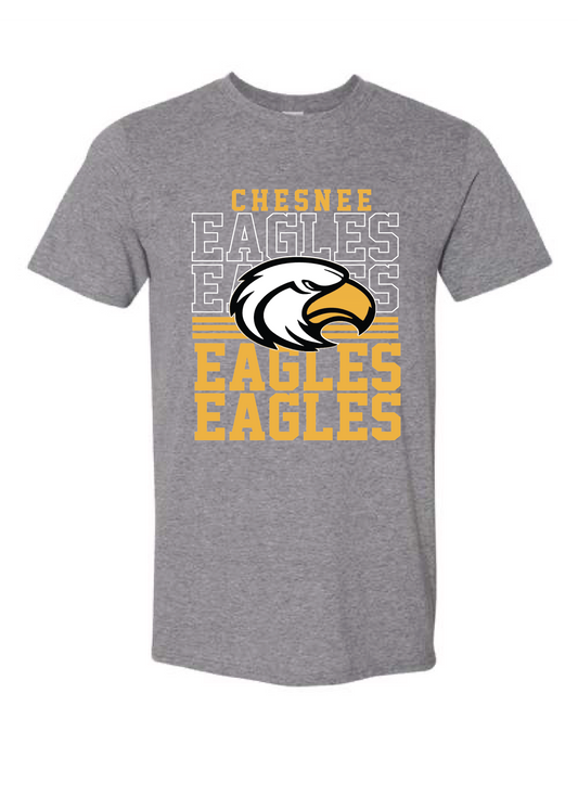 Chesnee Stacked Eagles Tee