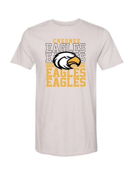 Chesnee Stacked Eagles Tee