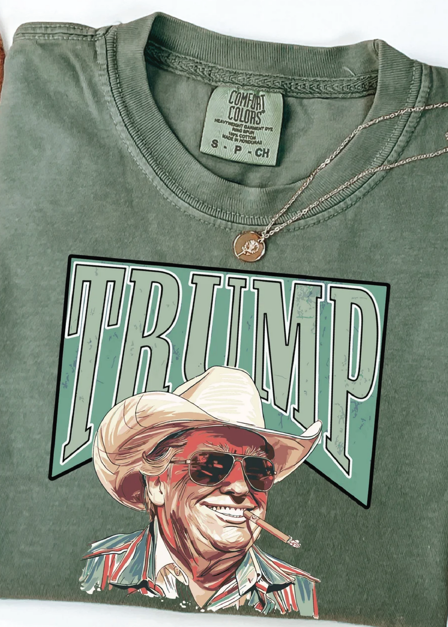 Cowboy Trump comfort color tee