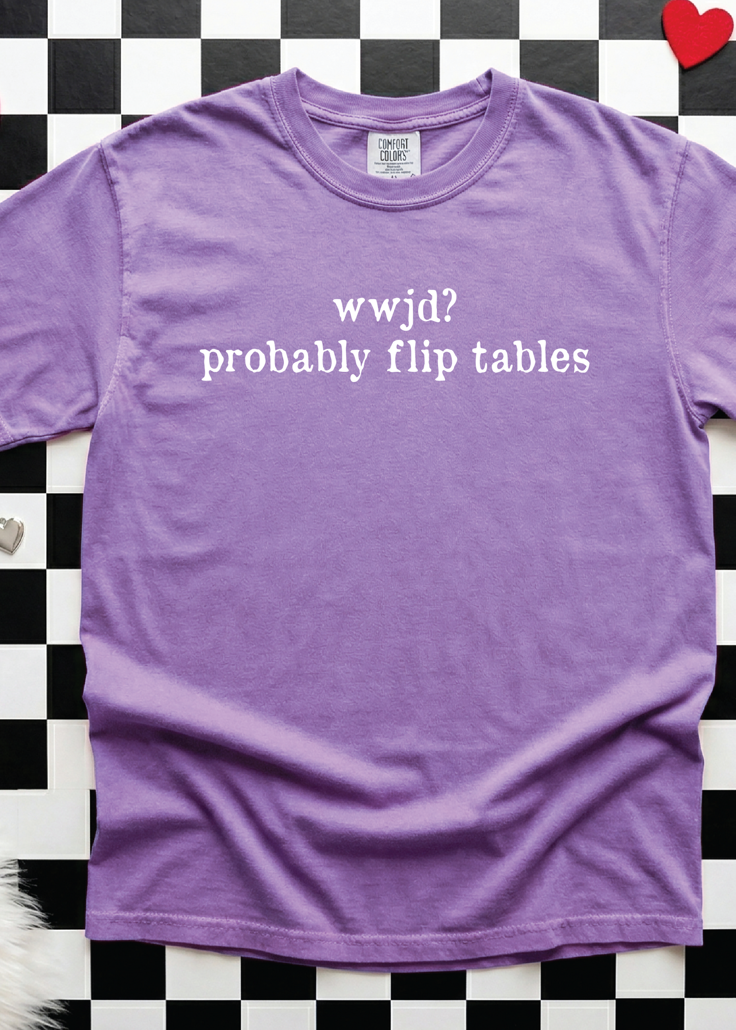 wwjd? comfort color tee