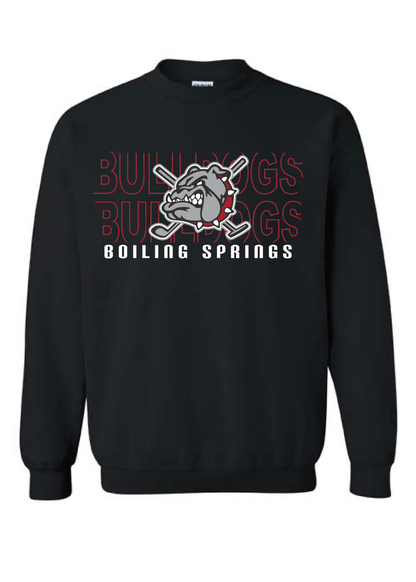Boiling Springs Stacked Retro Graphic