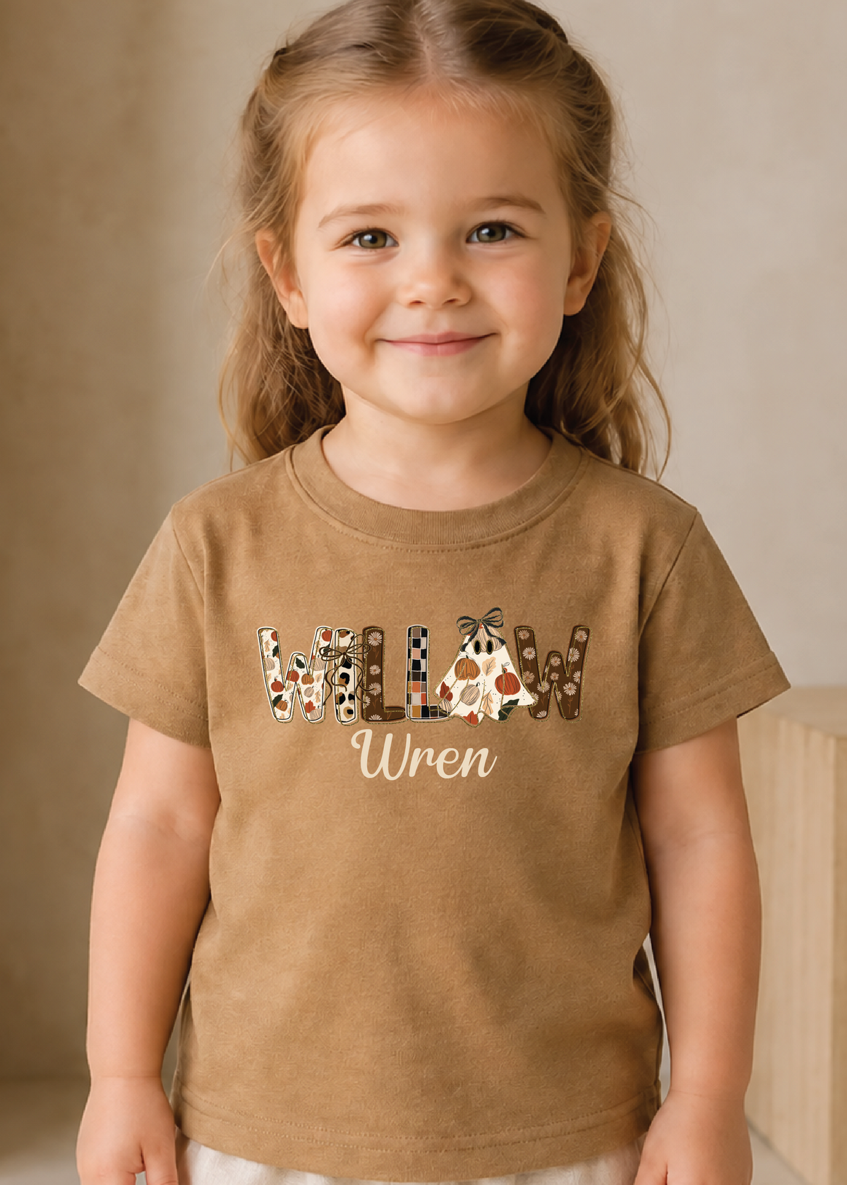 Fall Doodle Custom Name Tee