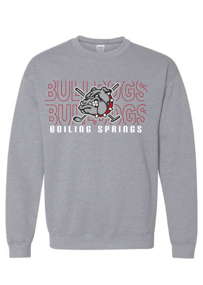 Boiling Springs Stacked Retro Graphic