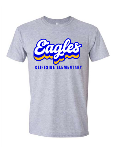 Cliffside Shadow Font Graphic Tee