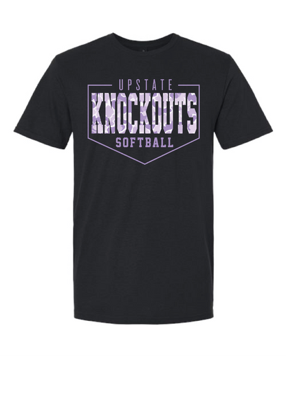 Upstate Knockouts Softball Camo Tee