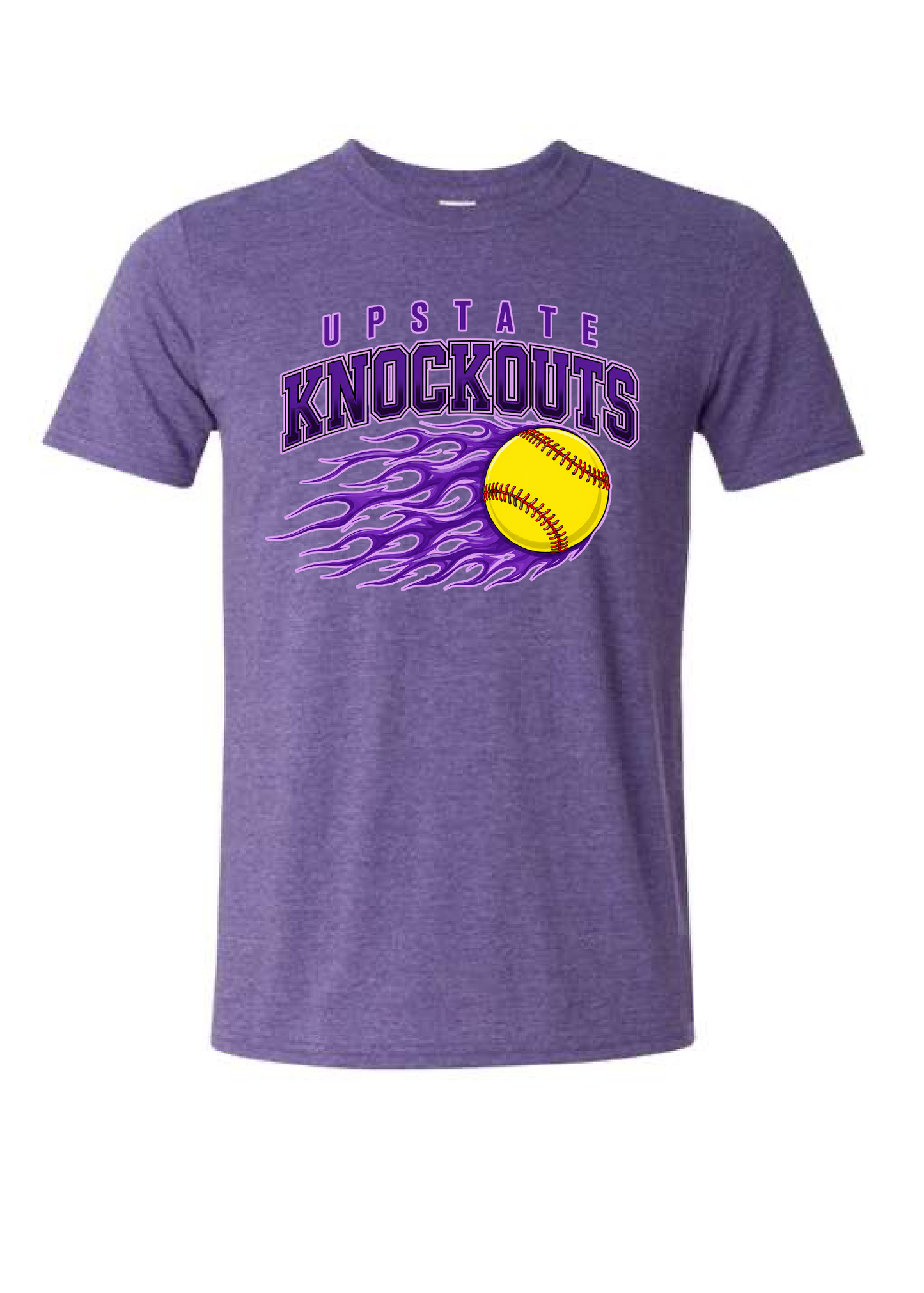 Upstate Knockouts Softball Flames Tee