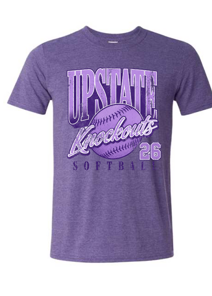 Upstate Knockouts Softball Vintage Tee