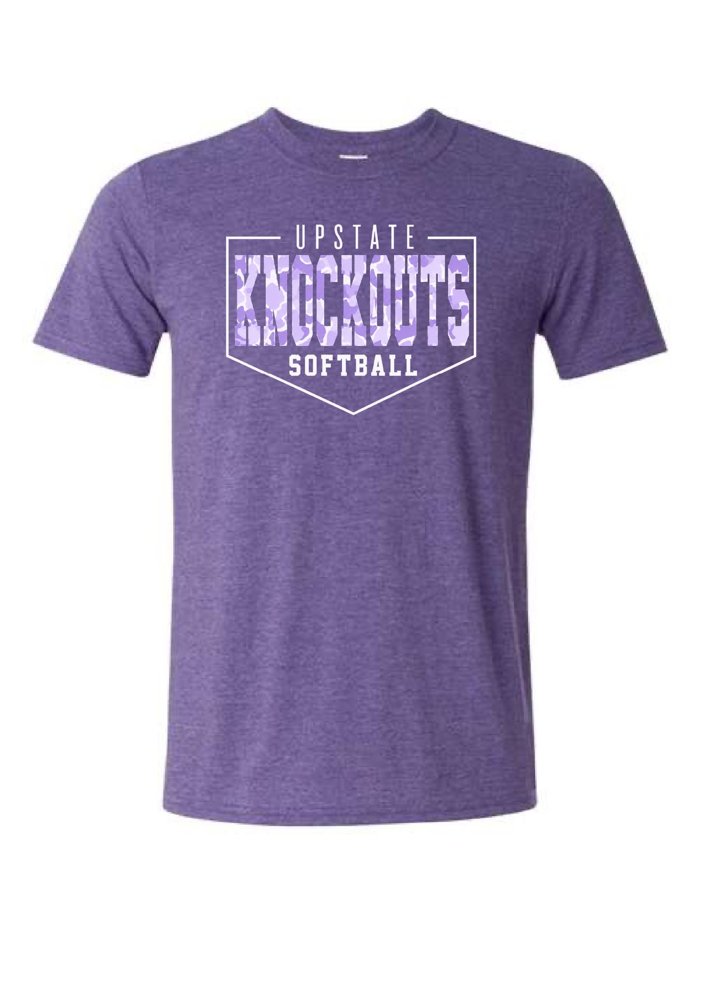 Upstate Knockouts Softball Camo Tee