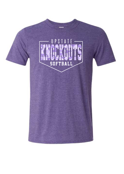 Upstate Knockouts Softball Camo Tee