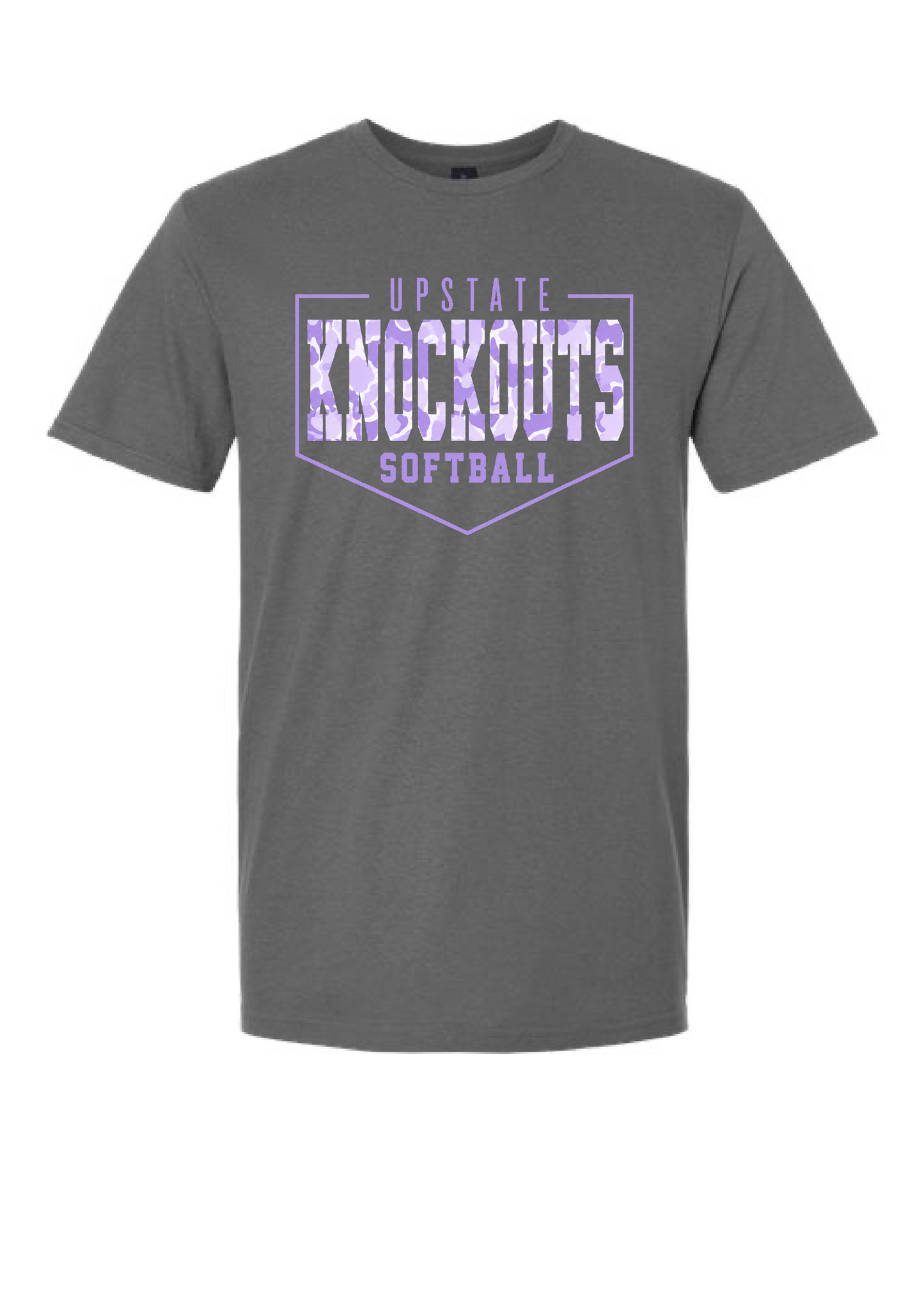 Upstate Knockouts Softball Camo Tee