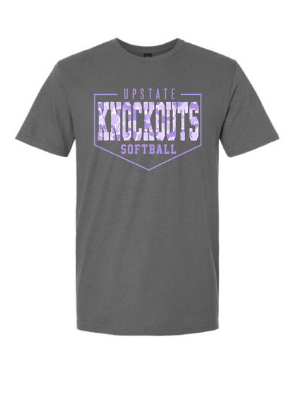 Upstate Knockouts Softball Camo Tee