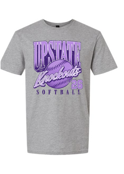 Upstate Knockouts Softball Vintage Tee