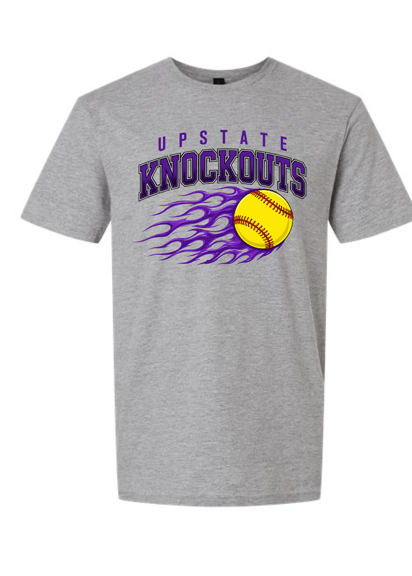 Upstate Knockouts Softball Flames Tee