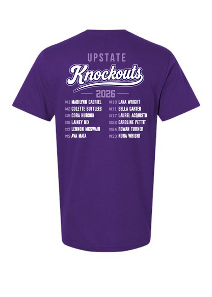 Upstate Knockouts Softball 2026 Tee