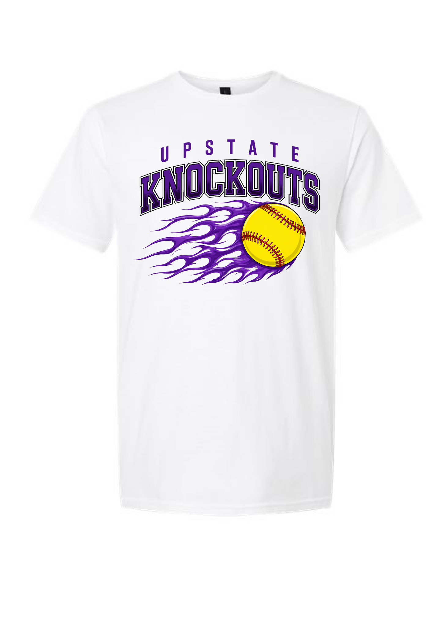Upstate Knockouts Softball Flames Tee