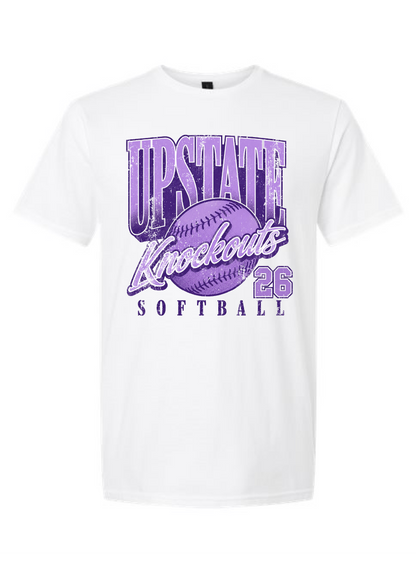 Upstate Knockouts Softball Vintage Tee