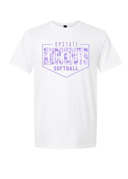 Upstate Knockouts Softball Camo Tee