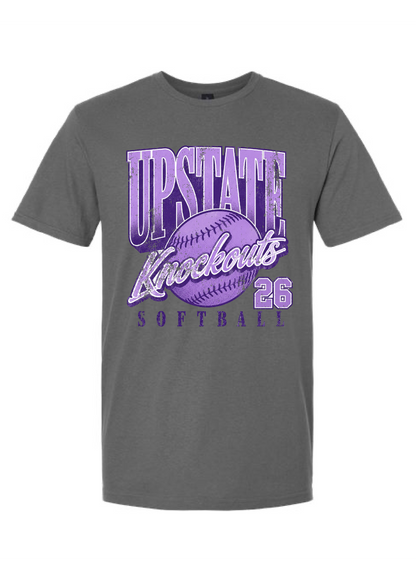 Upstate Knockouts Softball Vintage Tee