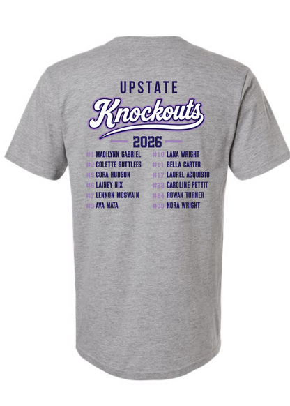 Upstate Knockouts Softball 2026 Tee